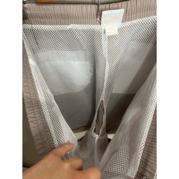 Nike Swim Sz L Shorts Light Orewood Brown Lined Pockets Stretch Comfort - Picture 15 of 16